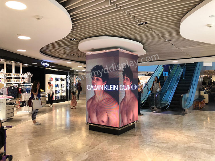 新加坡购物中心P2.976户内LED显示屏LED广告屏