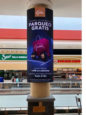 阿根廷购物中心P4LED弧形屏