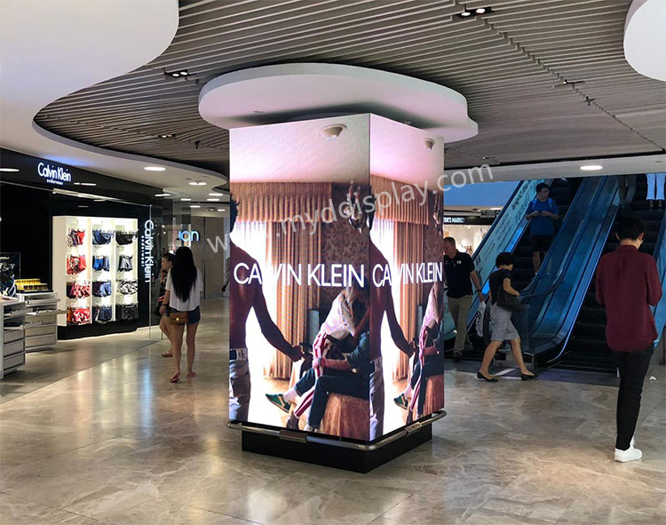 新加坡购物中心P2.976户内LED显示屏LED广告屏