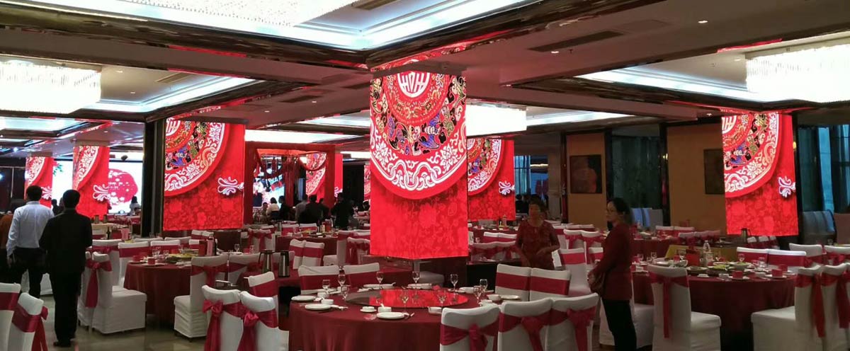 张家港酒店P4室内全彩LED显示屏