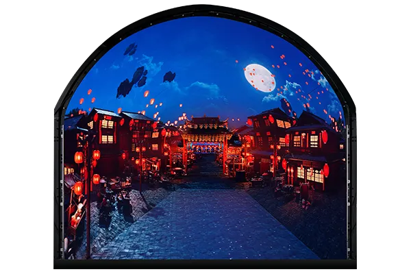 沉浸式LED隧道屏