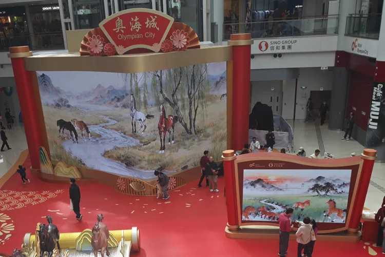 美亚迪香港奥海城P1.86 LED显示屏项目