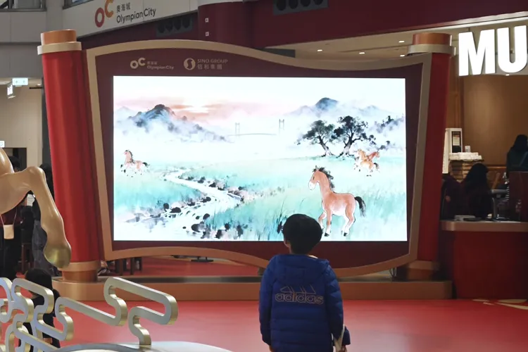 高清P1.86 LED显示屏3.52m*1.92m